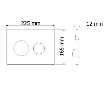 Visam Kumanda Paneli Olimpos Parlak Krom