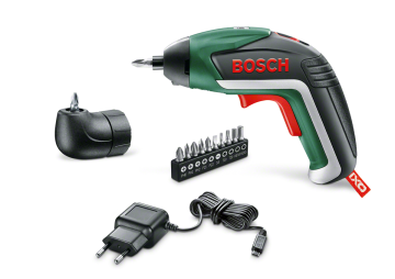 Bosch Akülü Vidalama Makinesi IXO 5 (Entegre Akü 1,5 Ah) + Açı Adaptörü - 06039A8001