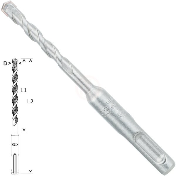 Bosch SDS-Plus-1 Kırıcı Delici Uç 6,5x110 mm (1 Adet) - 2608680265