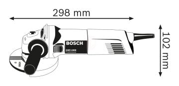 Bosch Avuç Taşlama Makinesi GWS 1000 (125 mm) - 0601828800