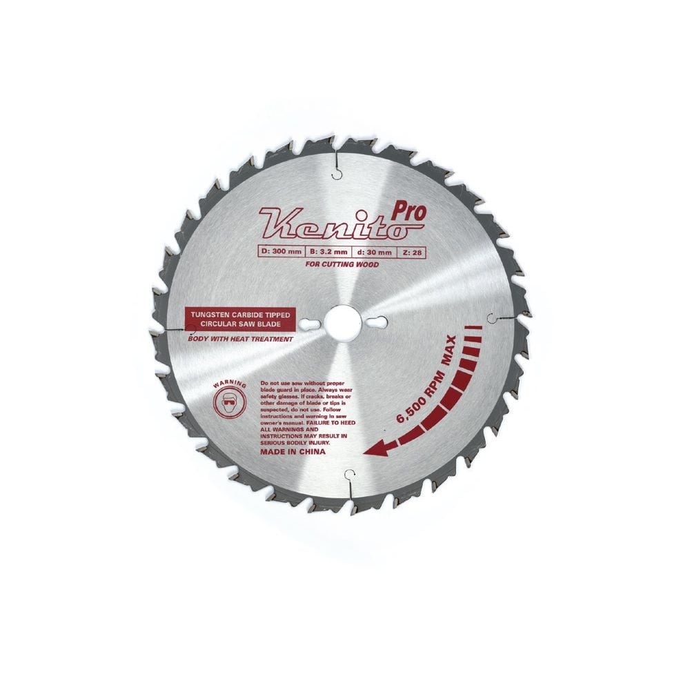 Kenito Ahşap Atlamalı Daire Testere 300X30X3,2 Mm 28 Diş