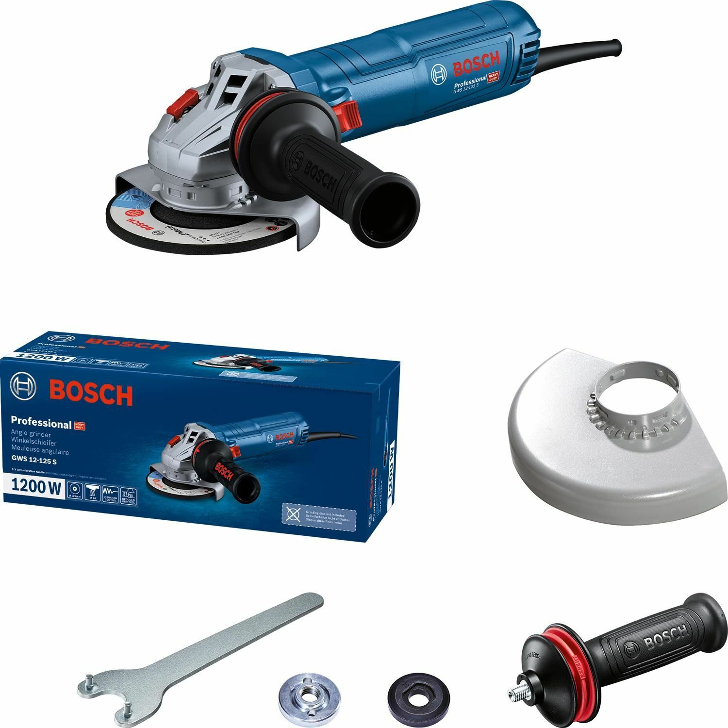 Bosch Avuç Taşlama Makinesi GWS 12-125 S (125 mm) - 06013A6020