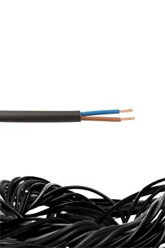 Öznur TTR Kablo 2x1,5 mm (H05VV-F) Siyah