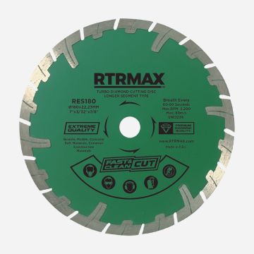 Rtrmax RES115 115 Turbo Elmas Testere Uzun Segmentli