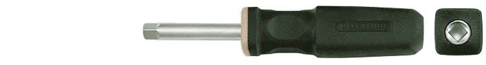 Proxxon Tornavida Tipi Lokma Tutucu 1/4 İnç Kare Soket ve Tutamakta Delik 140 mm (23702)
