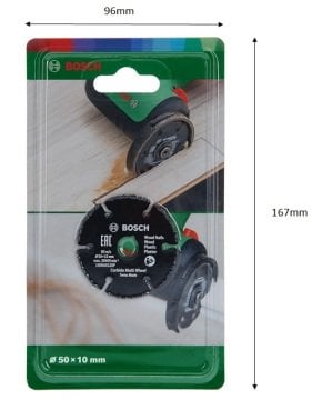 Bosch Çok Amaçlı Kesme Diski Carbide Multi Wheel 50x10 mm - 1600A01S5X