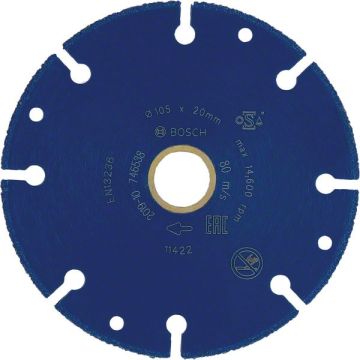 Bosch Metal Kesme Diski Diamond Metal Wheel 105x20/16 mm - 2608900531