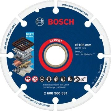 Bosch Metal Kesme Diski Diamond Metal Wheel 105x20/16 mm - 2608900531