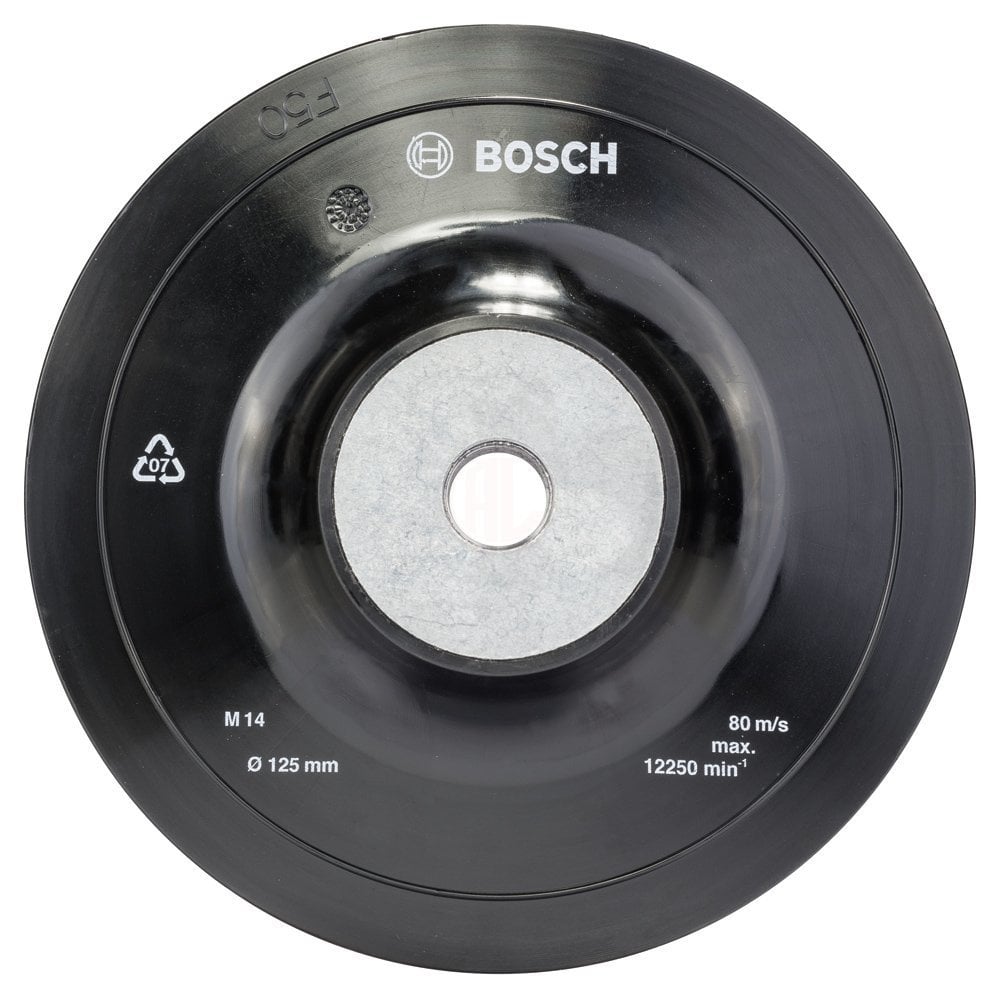 Bosch Fiber Zımpara Disk Tabanı M14 Flanş Dişli 125 mm - 1608601033