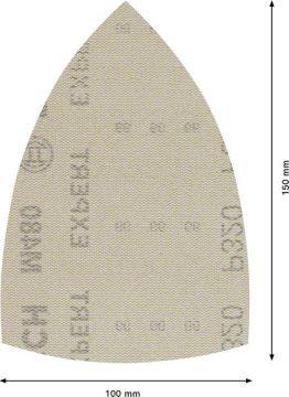 Bosch Ağ Zımpara Expert M480 100x150 mm 320 Kum (10 Adet) - 2608900732