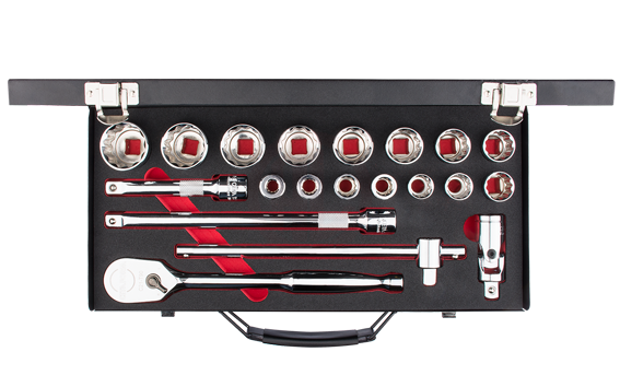 Ceta Form 20 Parça 1/2 İnç12 Köşe (Yıldız) Lokma Takımı Sae (Eva Lı)