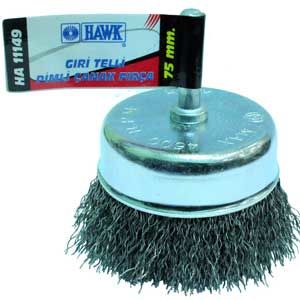 Hawk Gri Telli Pimli Çanak Fırça 50 Mm - HAWK11145