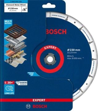 Bosch Metal Kesme Diski Diamond Metal Wheel 230x22,23 mm - 2608900536