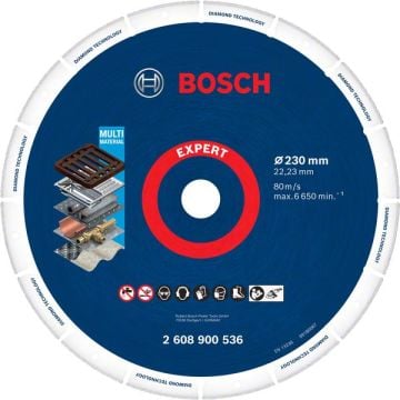 Bosch Metal Kesme Diski Diamond Metal Wheel 230x22,23 mm - 2608900536