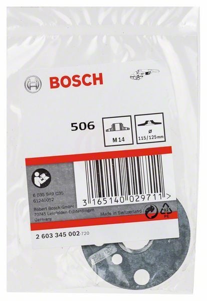 Bosch Taşlama Makinesi İçin Somun M14 Flanş Dişli 115/125 mm - 2603345002