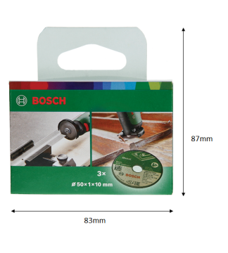 Bosch Metal Kesme Diski EasyCut Grind 50x10x1,0 mm (3 Adet) - 1600A01S5Y