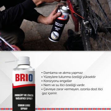 Brio Forklift Ve Zincir Yağlayıcı Sprey 500 Ml