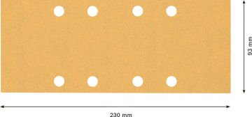 Bosch Expert Zımpara Kağıdı 93x230 100 K 8 D 10 Lu - 2608900871