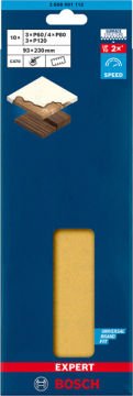 Bosch Expert Zımpara Kağıdı 93x230 8 D Set 10 Lu - 2608901112
