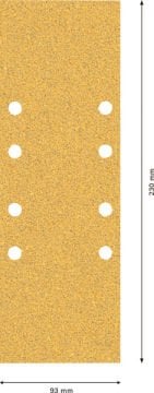 Bosch Expert Zımpara Kağıdı 93x230 8 D Set 10 Lu - 2608901112