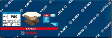 Bosch Ağ Zımpara Expert M480 115x230 mm 80 Kum (50 Adet) - 2608900770