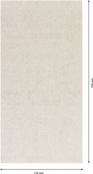 Bosch Ağ Zımpara Expert M480 115x230 mm 80 Kum (50 Adet) - 2608900770