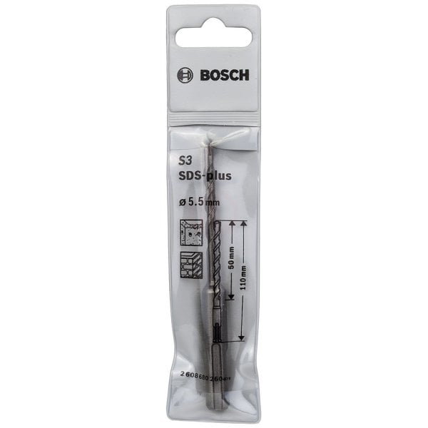 Bosch SDS-Plus-1 Kırıcı Delici Uç 5,5x110 mm (1 Adet) - 2608680260