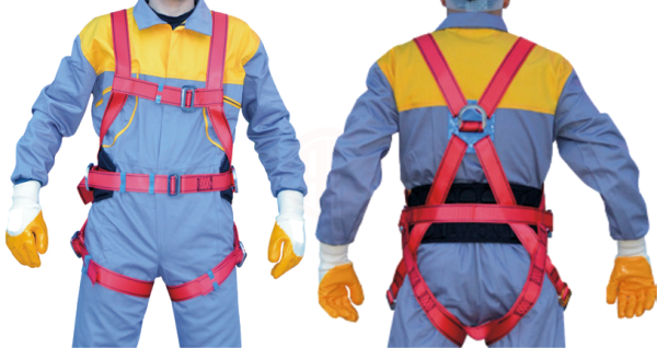 Safeset SFP-1 CE PARAŞÜT TİP BEL DESTEKLİ EMNİYET KEMERİ - MAXSESFP1