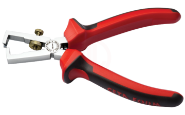 Ceta Form 160 Mm Kablo Sıyırma Pensesi (Parlak Krom/Duotech Sap)