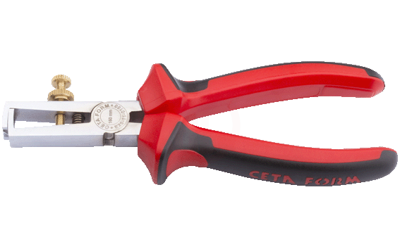 Ceta Form 160 Mm Kablo Sıyırma Pensesi (Parlak Krom/Duotech Sap)