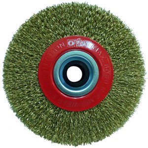 Hawk Sarı Telli Daire Fırça 250X25 Mm - HAWK10110