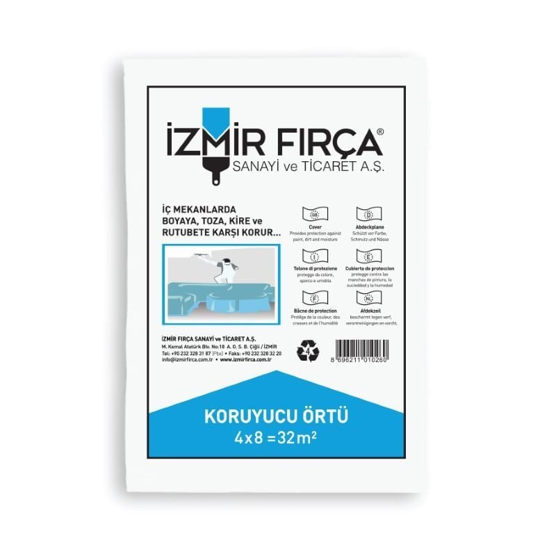 İzmir Fırça Koruyucu Örtü İnce 32 m²