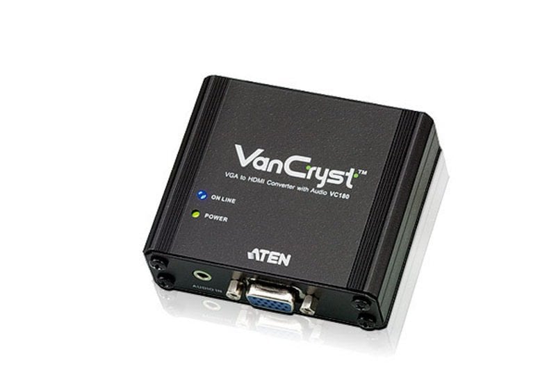 Aten Vga/Ses Hdmı Sinyal Çeviricisi (Vga To Hdmı Converter With Audio)