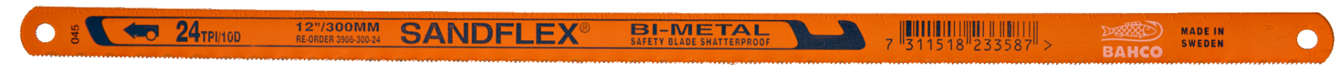 Bahco Metal Testere Laması 300 Mm 24 Tpı