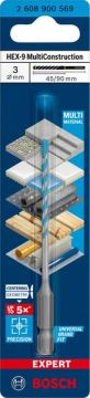 Bosch Çok Amaçlı Matkap Ucu Expert HEX-9 MC 3x90mm - 2608900569