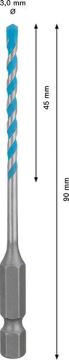 Bosch Çok Amaçlı Matkap Ucu Expert HEX-9 MC 3x90mm - 2608900569