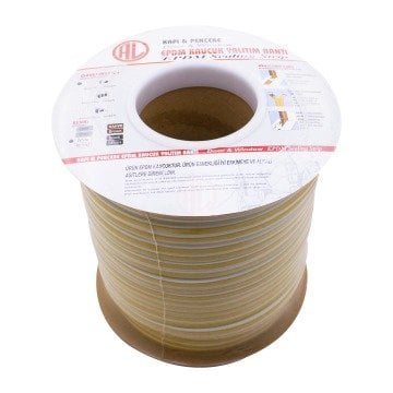 Al Epdm Kauçuk Kapı Pencere Bandı Beyaz Rulo - ALD96100B