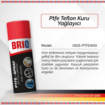 Brio Ptfe Teflon Yağlayıcı 400 Ml