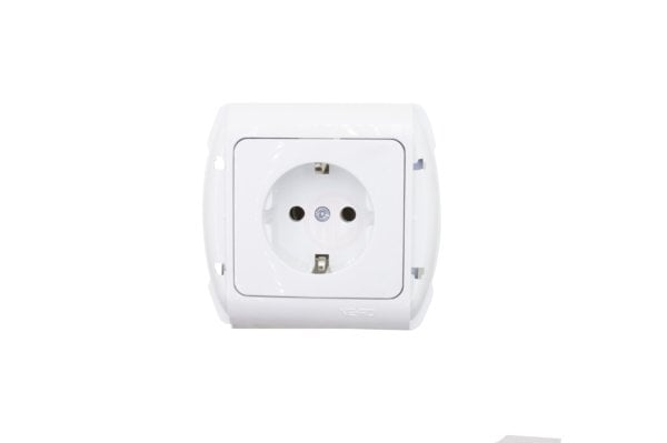 Ne-Ad Buglem Serısı Topraklı Prız Porselen - BS9908
