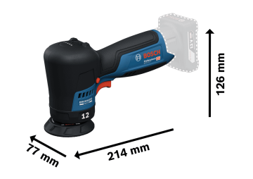 Bosch Gpx 12V-77 Akülü Polisaj Makinesi (Solo Model) - 06019L4000