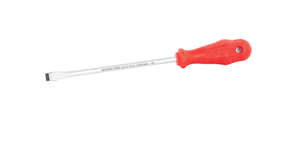 İzeltaş Düz Uçlu Tornavida Opak Seri