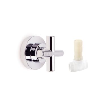 Kas 20 Lik Plastik Artı Volanlı Ankastre Ara Kesme Musluk