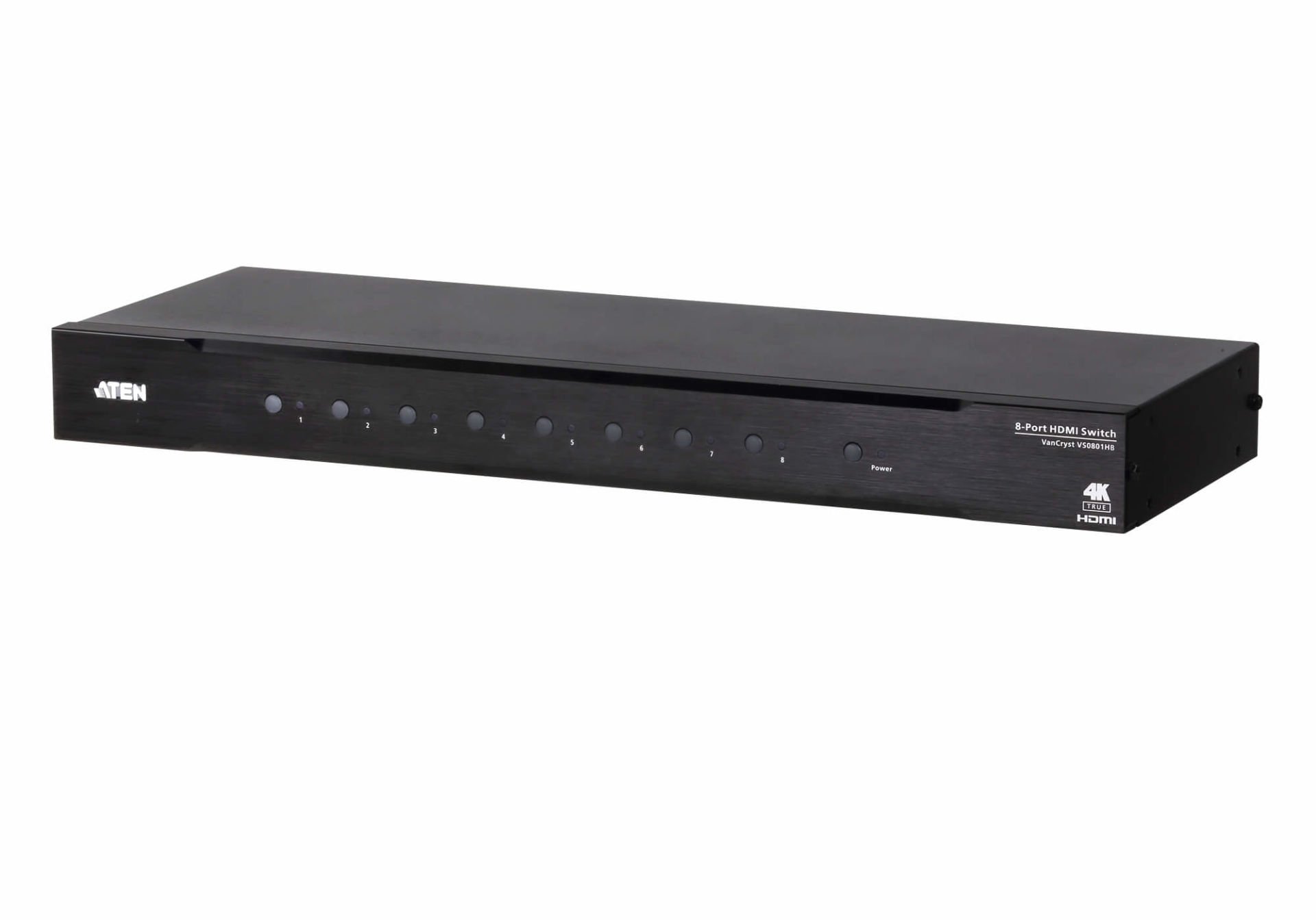 Aten 8 Port True 4K Hdmı Switch, 8 Giriş - 1 Çıkış, Infrared Uzaktan Kumanda Cihazı İle Birlikte