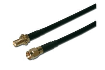 Assmann Coax Wireless (Kablosuz) Lan Anten Uzatma Kablosu, 5 Mt