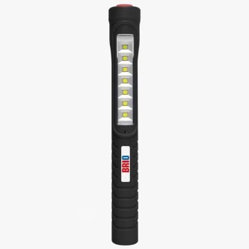 Brio Mıknatıslı Kalem Led Lamba Micro Usb Girişli Oto Tamirci Lambası, El Feneri 7+1 Kalem Lamba