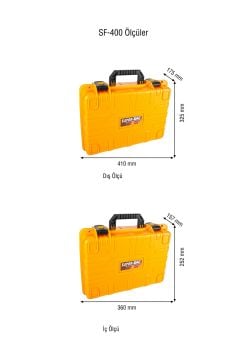 Asrın Safari Case Su Geçirmez Çanta Süngerli (SF-400S)