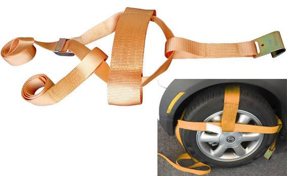 Junkaung Oto Tekerlek Bağlama Kayışı - JK09413