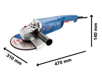 Bosch Büyük Taşlama Makinesi GWS 2000-230 P (230 mm) - 06018F2100