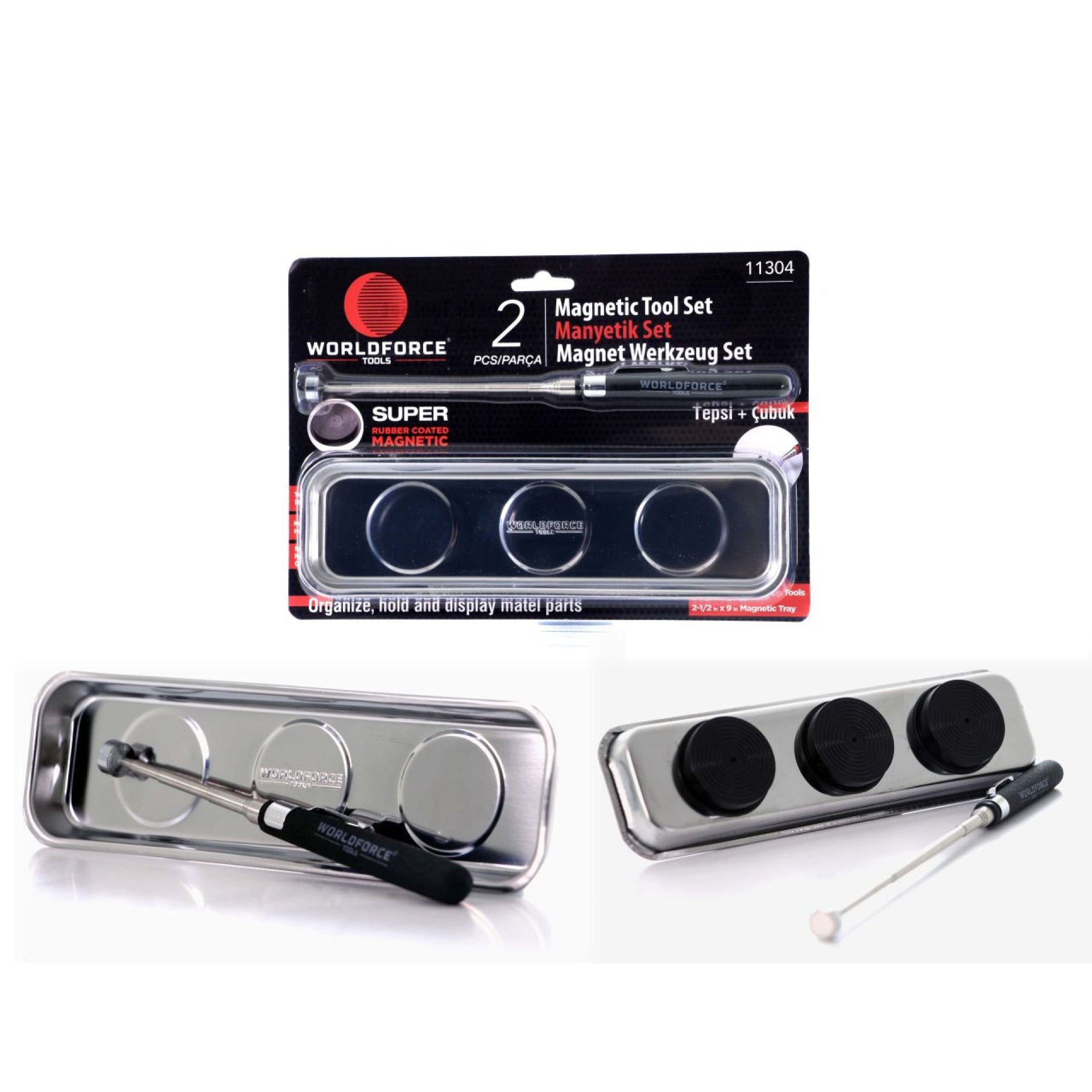 Worldforce Manyetik Set 2 Li (Tepsi + Çubuk) (11304)