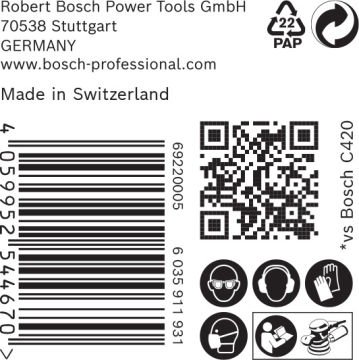 Bosch Expert Zımpara Kağıdı 93x186 120 Kum 8 Delikli 10 Lu Paket (2608901129) - 2608901129